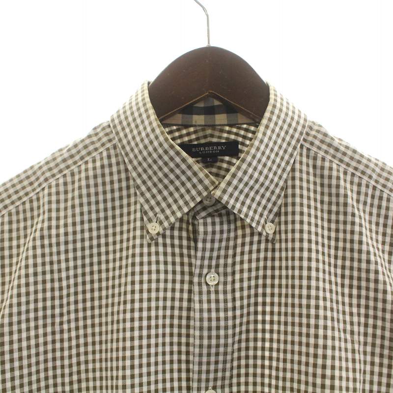 バーバリー ロンドン BURBERRY LONDON ボタンダウンシャツ 半袖 
