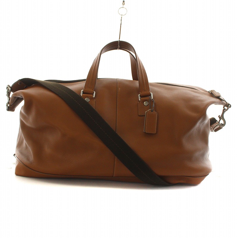 コーチ COACH ボストンバッグ ショルダー付き 2WAY ロゴチャーム