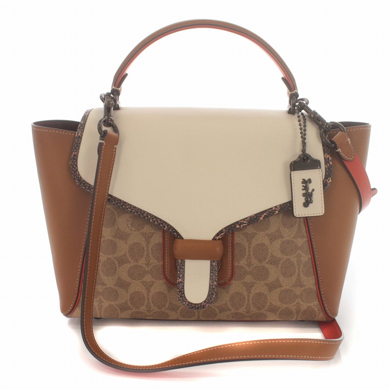 コーチ COACH Courier クーリエ キャリーオール 2way ハンドバッグ  
