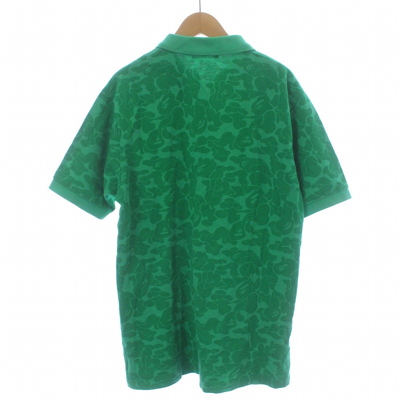 アベイシングエイプ A BATHING APE ポロシャツ カットソー 半袖 鹿の子 