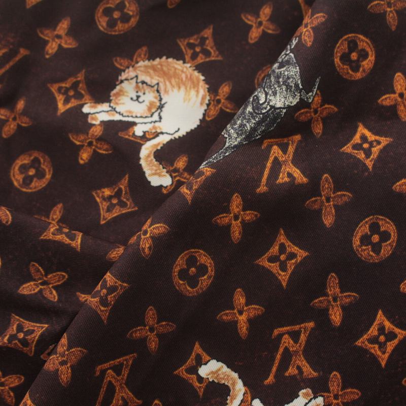 ルイヴィトン LOUIS VUITTON アニマル カレ キャットグラム モノグラム 