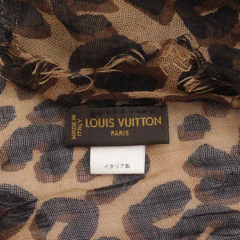 ルイヴィトン LOUIS VUITTON エトール レオパード ディスコ ストール 