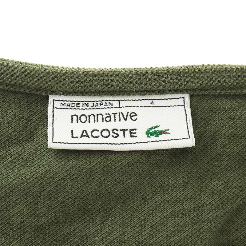 ラコステ LACOSTE ノンネイティブ nonnative ノーカラー