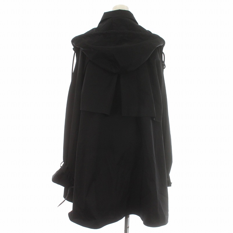 Moncler ブラック トレンチコート モンクレール MONCLER コート ブラック レディース MONCLER