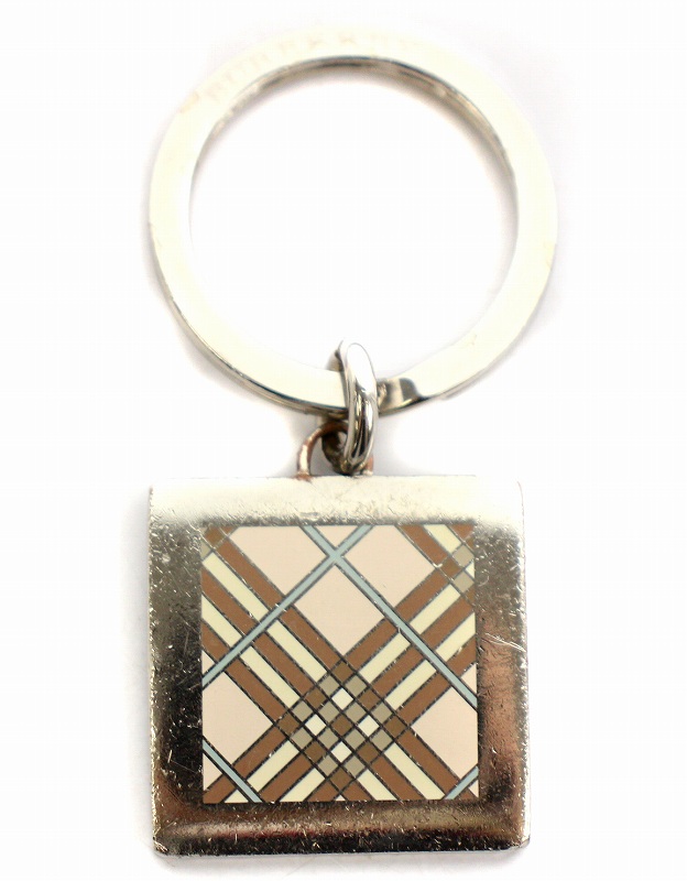 バーバリー BURBERRY キーリング キーホルダー チェック柄 ロゴ