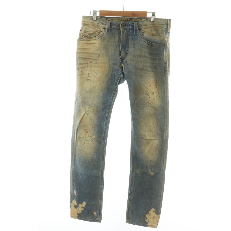 ディーゼル DIESEL THAVAR デニムパンツ ジーンズ ダメージ加工 