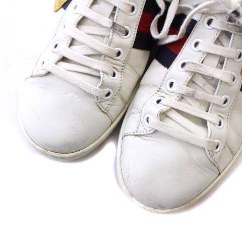 グッチ GUCCI エース エンブロイダリー スニーカー レザー ローカット  