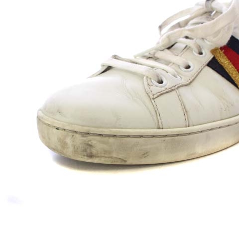 グッチ GUCCI エース エンブロイダリー スニーカー レザー ローカット  
