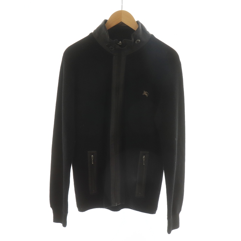 バーバリーブラックレーベル ニット ジャケット ジップアップ ウール 2