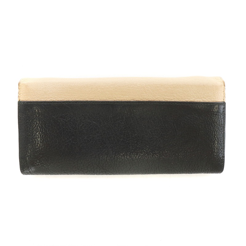 ミュウミュウ miumiu 長財布 ウォレット バイカラー レザー 金属ロゴ