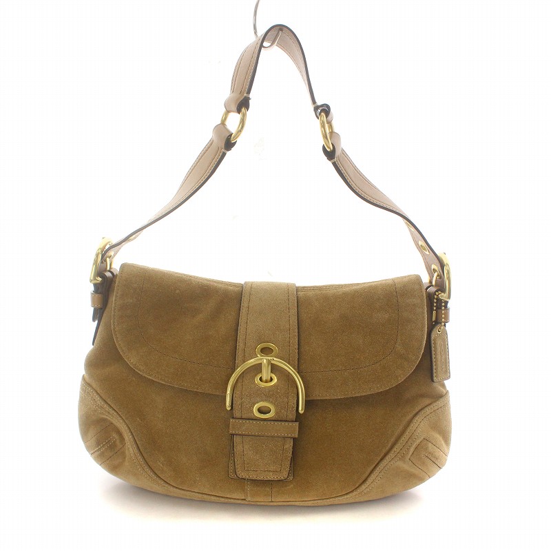 COACH コーチ ハンドバッグ なけれ ショルダーバッグ 肩掛け 茶 ブラウン 