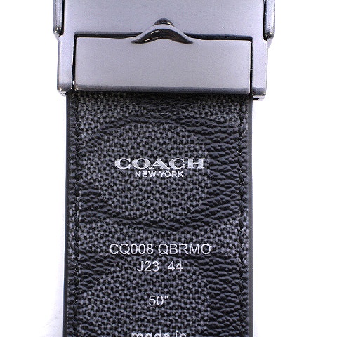コーチ COACH シグネチャー ローラー リバーシブル ベルト