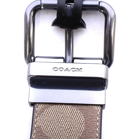 コーチ COACH シグネチャー ローラー リバーシブル ベルト