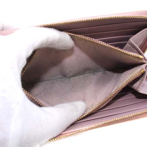 バーバリー BURBERRY 長財布 ラウンドファスナー レザー チェック型