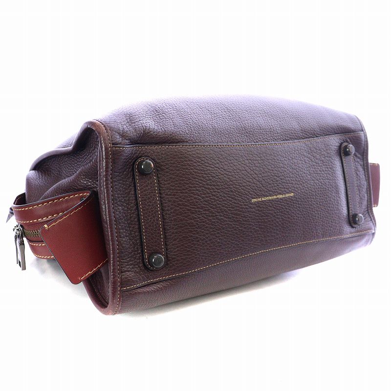 コーチ COACH ローググラブタン 2WAY ハンド トートバッグ  