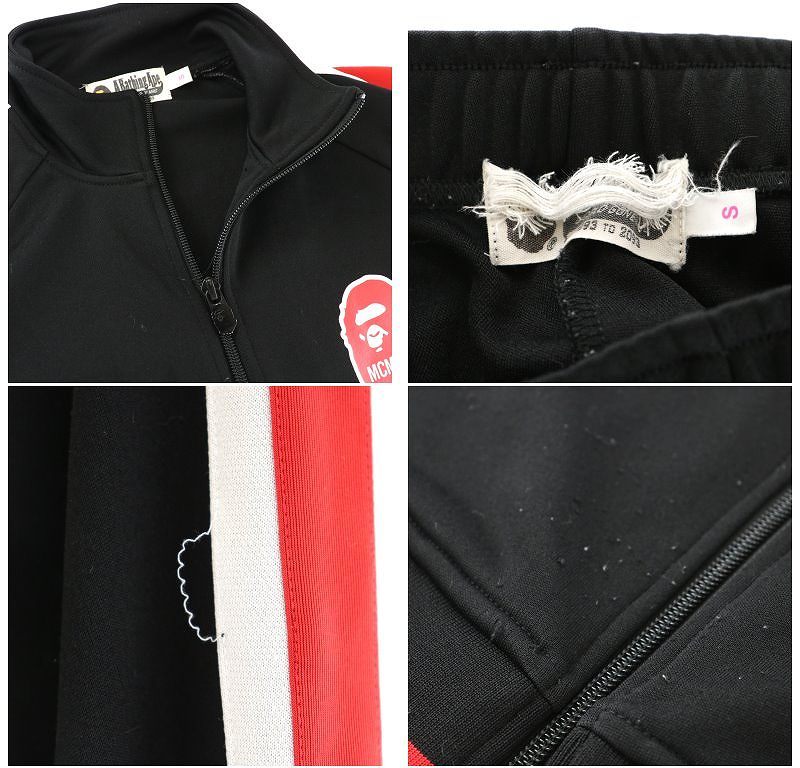 abathingape ジャージ　セットアップ アベイシングエイプ A BATHING APE セットアップ 上下 ジャージ