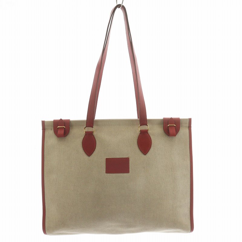 エルメス HERMES ショルダーバッグ カバ40 クシュベル ルージュ