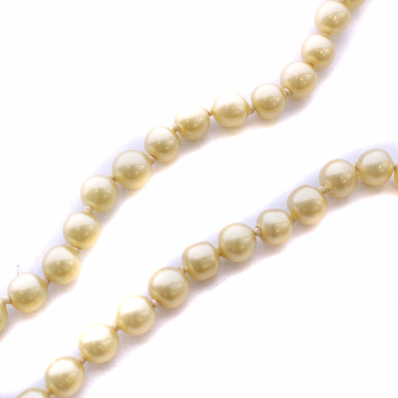 シャネル CHANEL 01A ココマーク ネックレス チェーン リボン 紐 