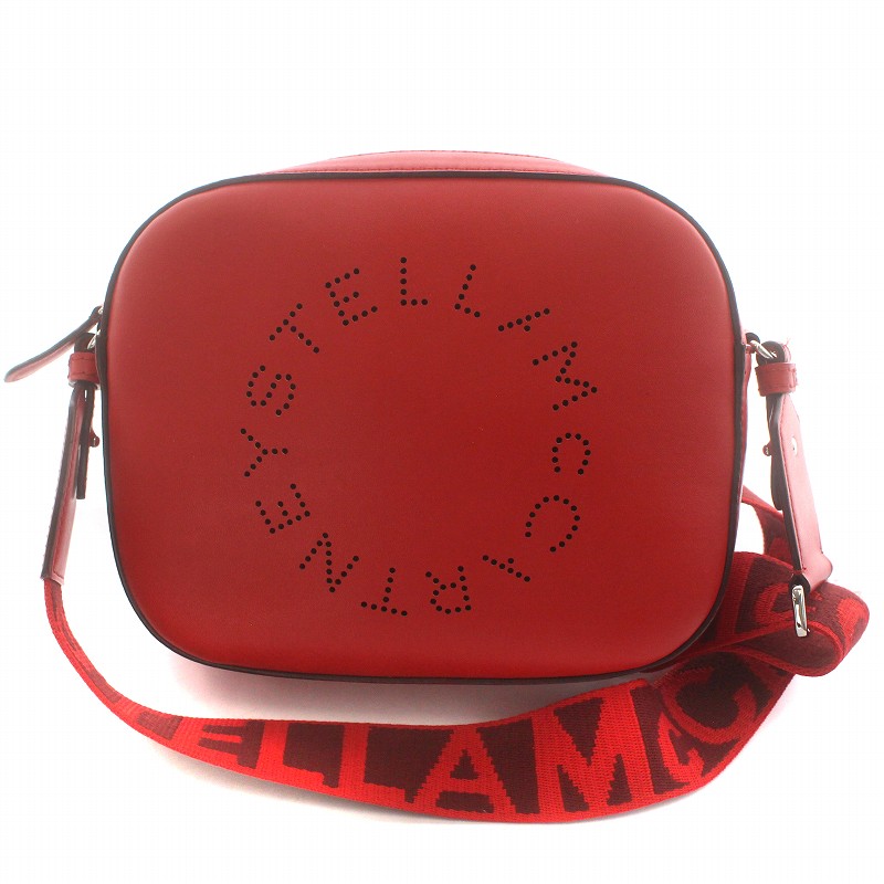 Stella McCartneyステラマッカートニー ミニカメラバッグ レッド 