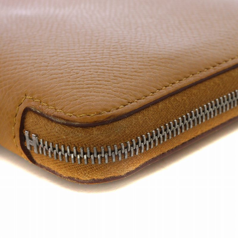 エルメス HERMES アザップ ロング シルクイン 長財布 ヴォーエプソン 
