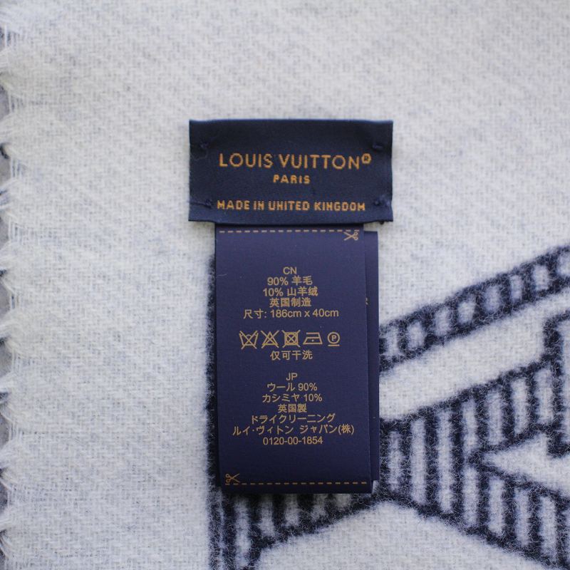 ルイヴィトン LOUIS VUITTON 23AW 新作 マフラー モノグラム シャドウ 