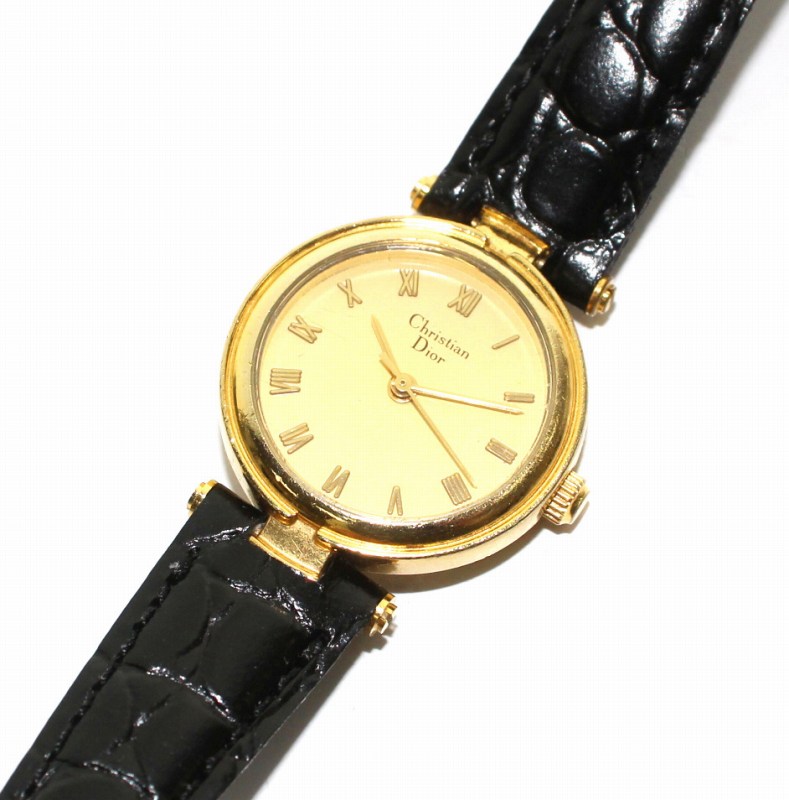 クリスチャンディオール Christian Dior 腕時計 ローマン 3005 クロコ 