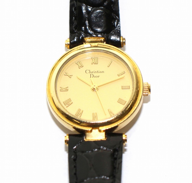 クリスチャンディオール Christian Dior 腕時計 ローマン 3005 クロコ 