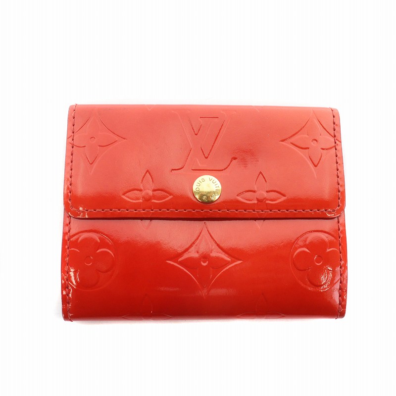 Louis Vuitton エナメル コインケース レッド Louis Vuitton エナメル コインケース レッド