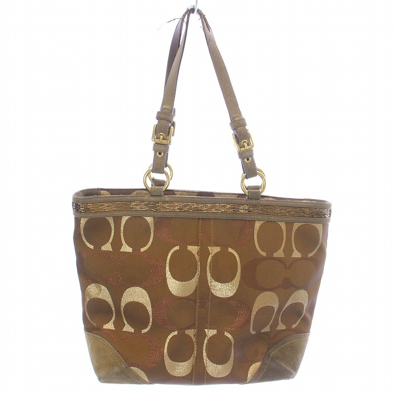 コーチ COACH ハンド トートバッグ シグネチャー キャンバス