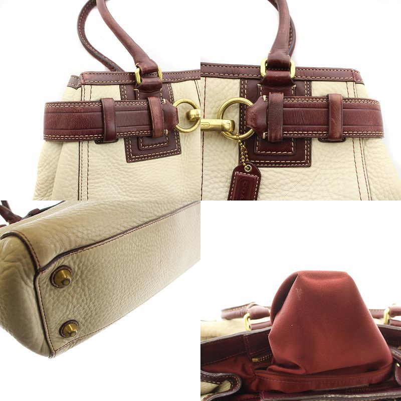 コーチ COACH 10212 ハンプトンズ ペブルドレザー キャリオール 