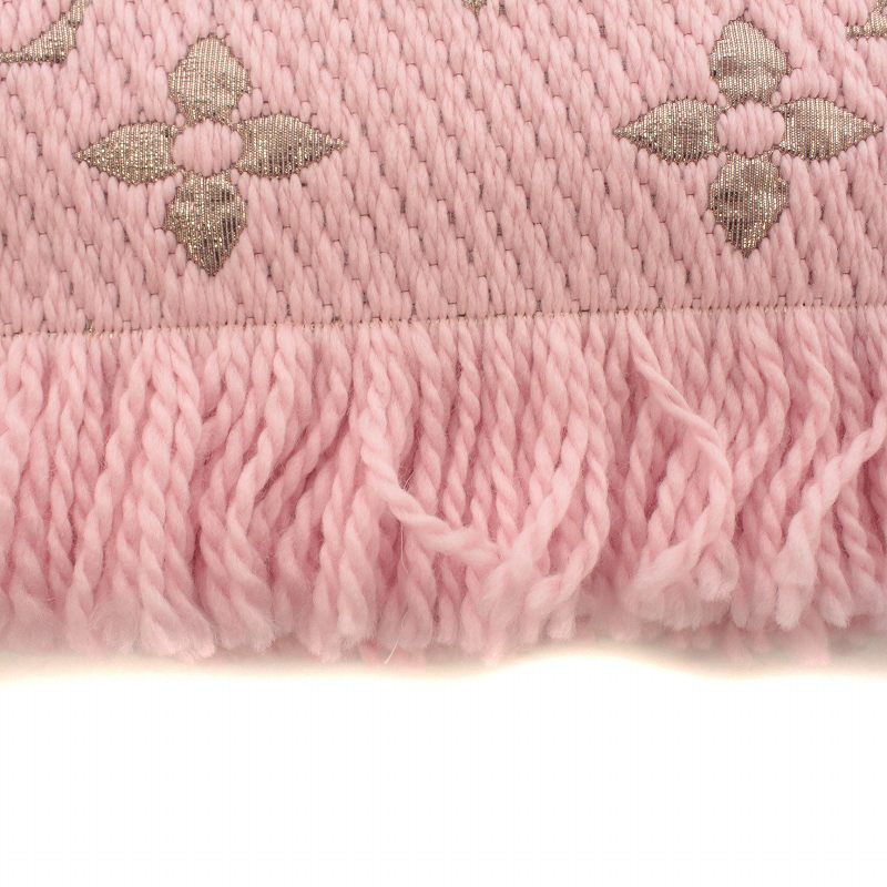 ルイヴィトン エシャルプ ロゴマニア シャイン ローズバレリーヌ