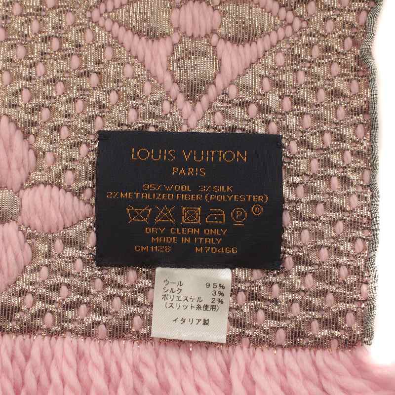 エシャルプ ロゴマニア マフラー ローズバレリーヌ ピンク LOUIS