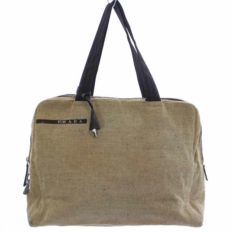 プラダスポーツ PRADA SPORT ハンド トート バッグ ジャガード 