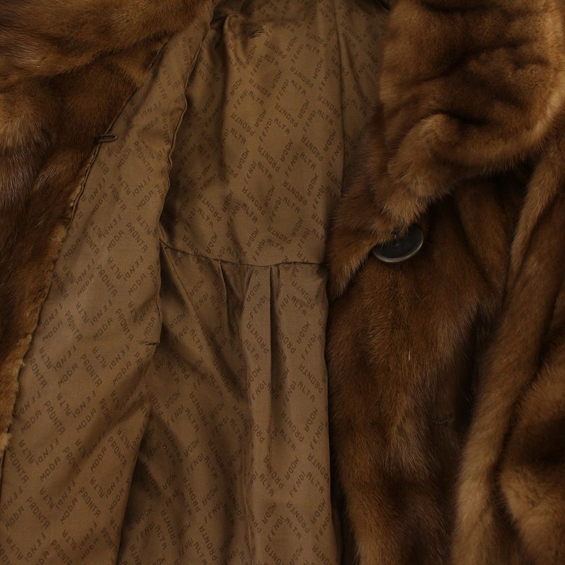 フェンディ FENDI ALTA MODA PRONTA ヴィンテージ ミンクファーコート