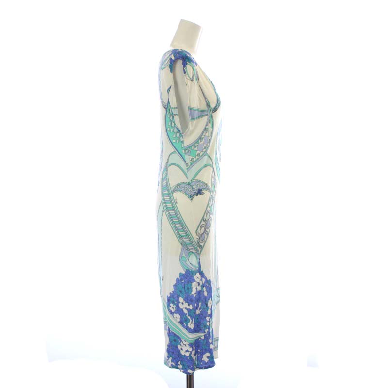 エミリオプッチ EMILIO PUCCI イタリア製 ワンピース ノースリーブ 