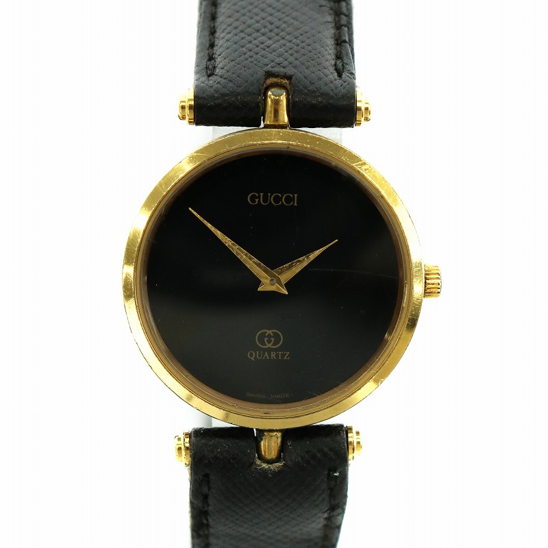 グッチ GUCCI 腕時計 ウォッチ クォーツ レザーベルト ラウンド 