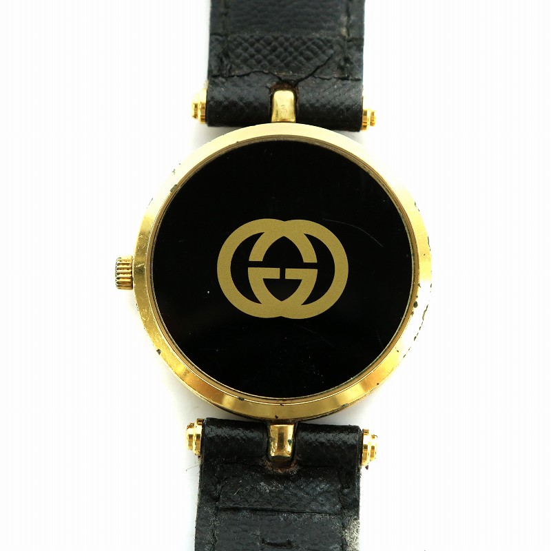 グッチ GUCCI 腕時計 ウォッチ クォーツ レザーベルト ラウンド  