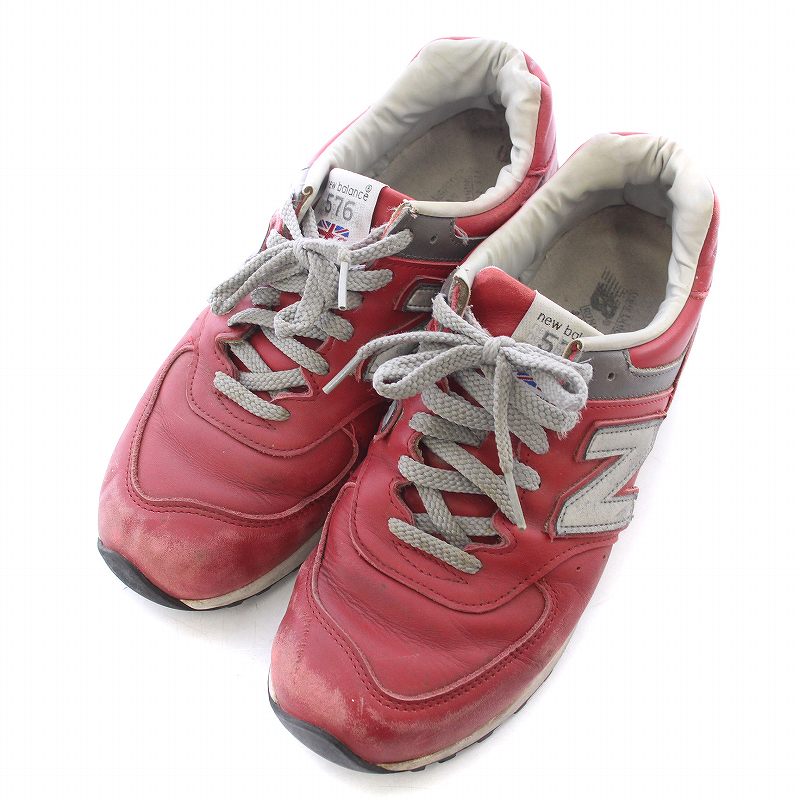 廃盤品 NewBalance 576 RED スニーカー 26.5 イギリス製 New Balance（ニューバランス） M576 スニーカー メンズ 国内正規品