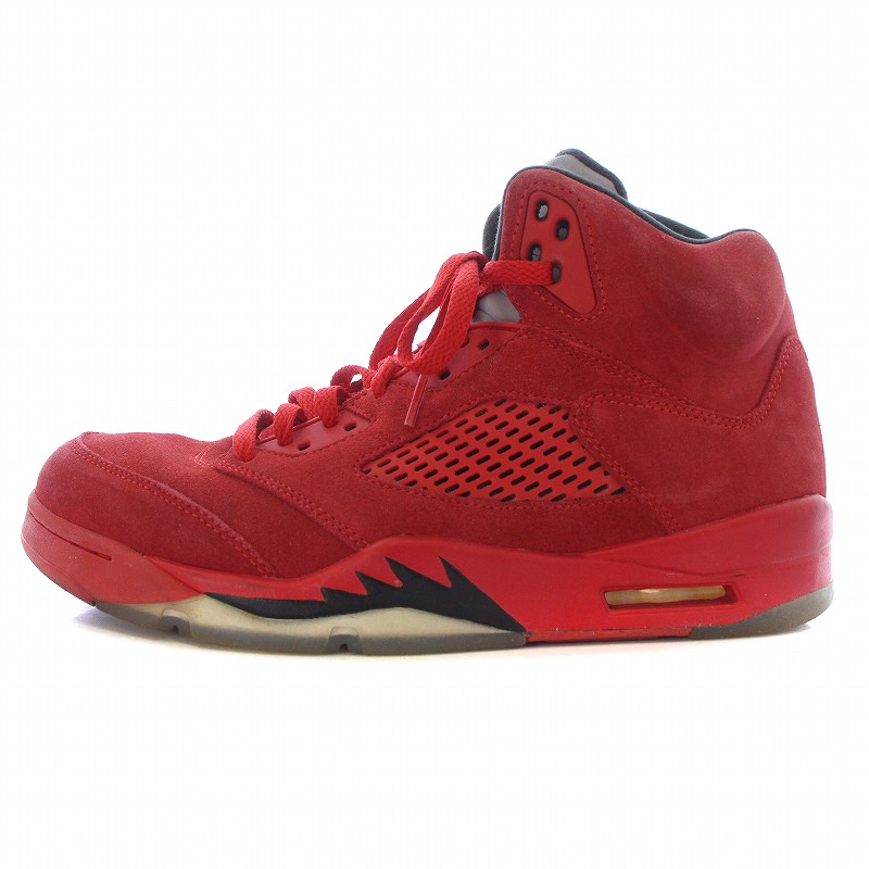 ナイキ NIKE 17AW Air Jordan 5 Ratro Red Suede エアジョーダン 