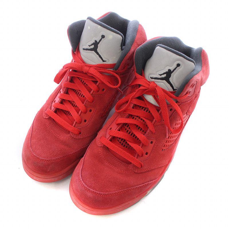 ナイキ NIKE 17AW Air Jordan 5 Ratro Red Suede エアジョーダン 