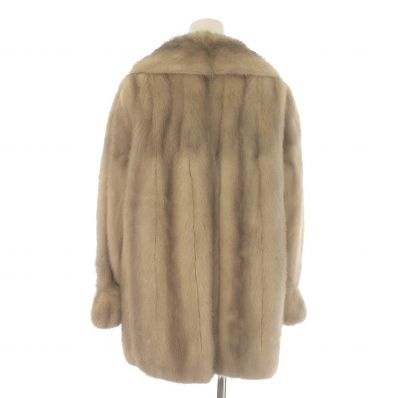 カナディア CANADIA 毛皮コート ミンクコート ダークブラウン