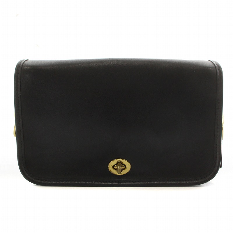 オールドコーチ ショルダーバッグ ターンロック 黒 9755 人気商品  