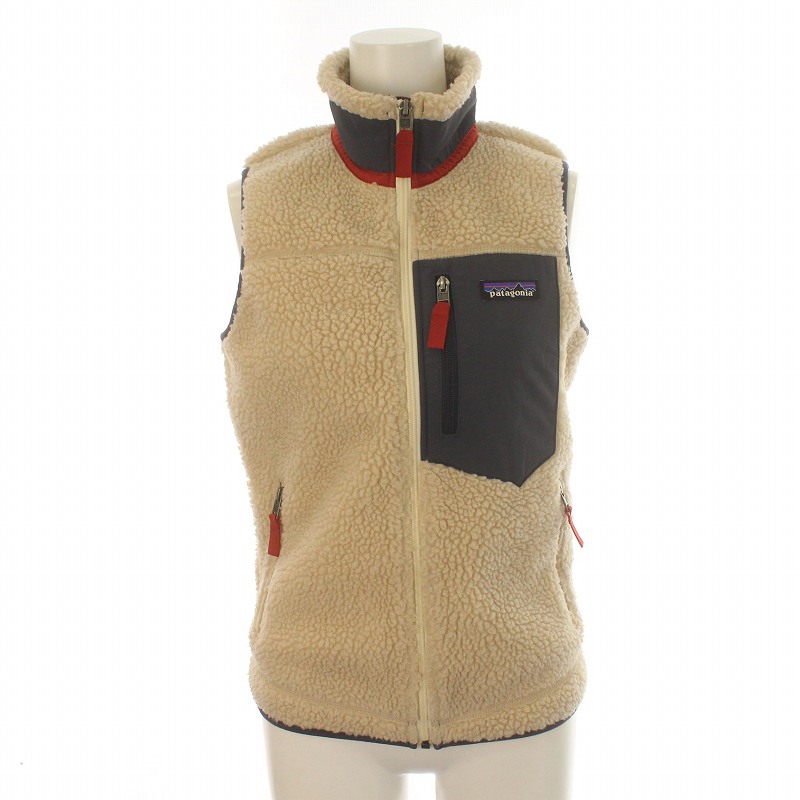patagonia フリースベスト XL ベージュ（1点物◇パタゴニアPatagonia 