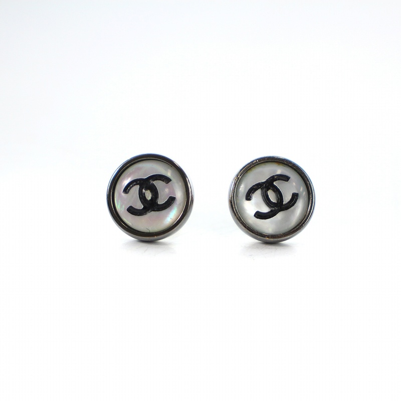 シャネル CHANEL ヴィンテージ 98P ピアス ココマーク ラウンド 