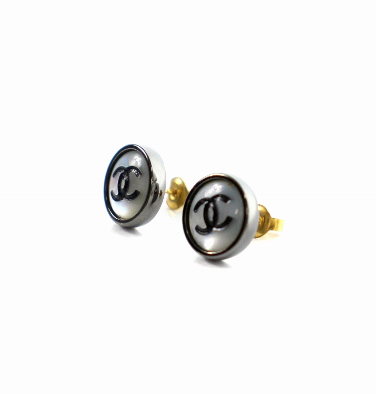 シャネル CHANEL ヴィンテージ 98P ピアス ココマーク ラウンド 