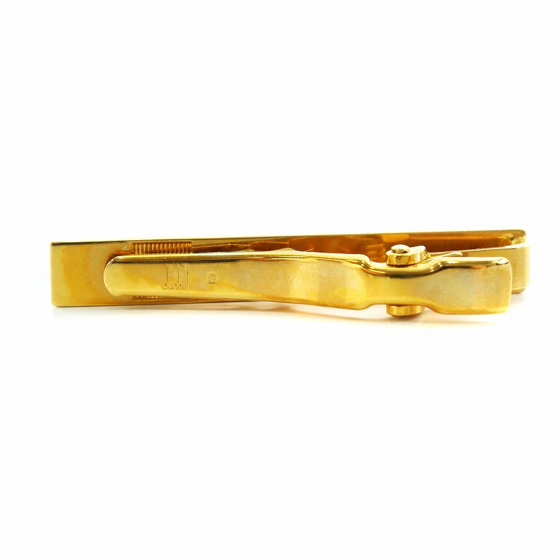 ダンヒル dunhill ネクタイピン クリップ式 ロゴ ゴールド色