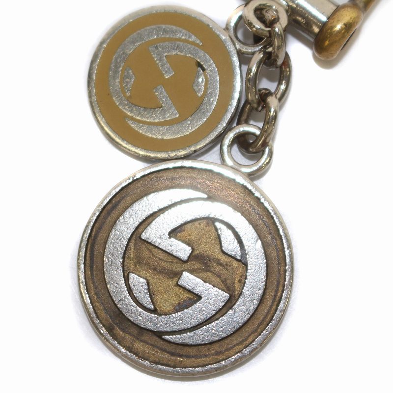 グッチ GUCCI キーホルダー チャーム GGロゴ インターロッキング
