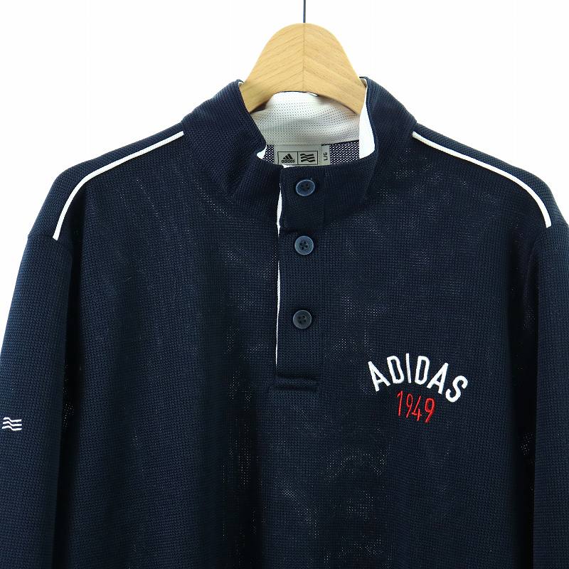 アディダス adidas カラーブロックレイヤードシャツ ゴルフウェア 