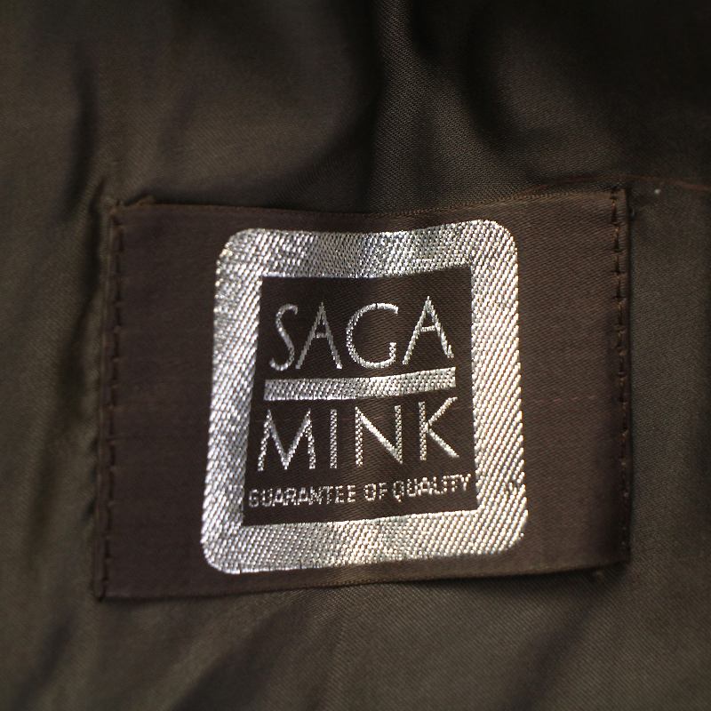 身幅75㎝ ドルマンスリーブ SAGA MINK/サガミンク コート XL相当 