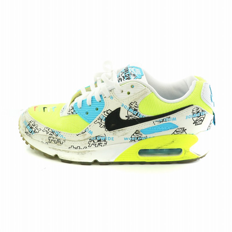 ナイキ NIKE WORLD WIDE PACK AIR MAX 90 SE WHITE KATAKANA ワールド 